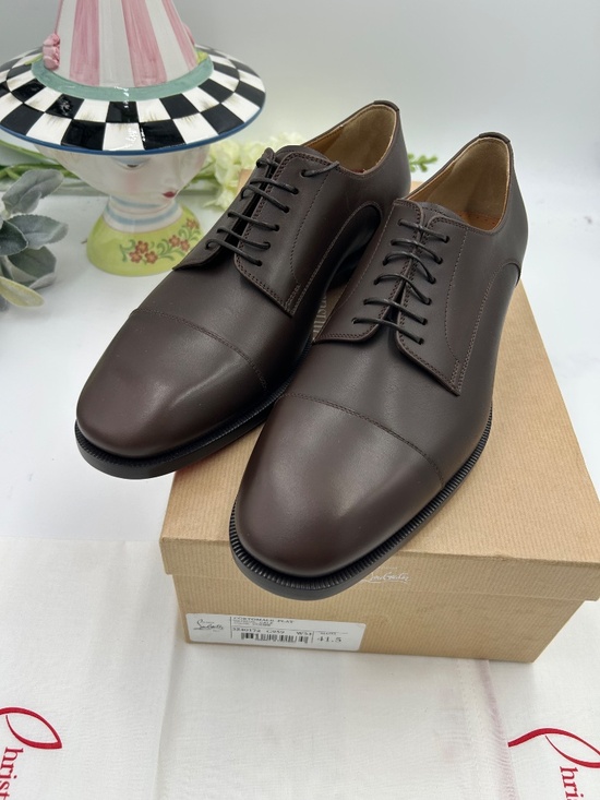 Men’s Christian Louboutin CORTOMALE Leather Oxford. Size 41.5/8.5 US